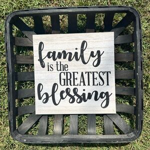 Family Quote Wooden Sign